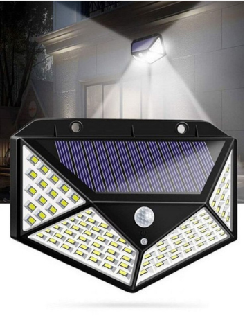 🌟 ¡Ilumina Tu Hogar con Estilo y Eficiencia! Luz Solar Inteligente de 100 LED con Sensor de Movimiento 🌞